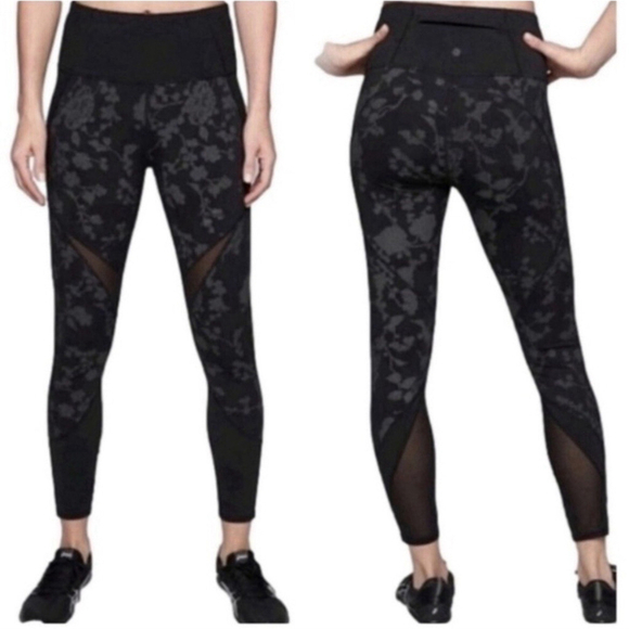 Athleta Moonlight Precision Compression Reflective 7/8 Tights Active Size SP - Picture 1 of 14